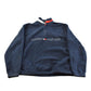 Vintage 1990s Tommy Hilfiger Flag Spellout Quarter Zip Fleece Sweater Men's S