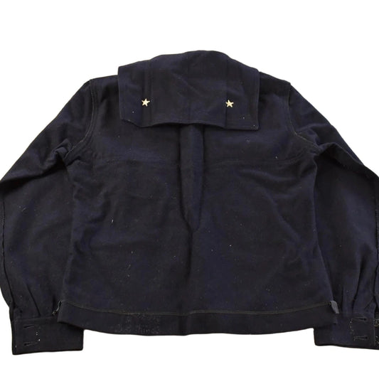 Vintage 1960s Naval Clothing Factory Wool Sailor Uniform Pullover Men's Small