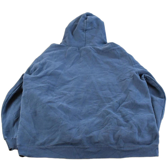 Vintage 1990s Nike Embroidered Mini Middle Swoosh Hoodie Men's L