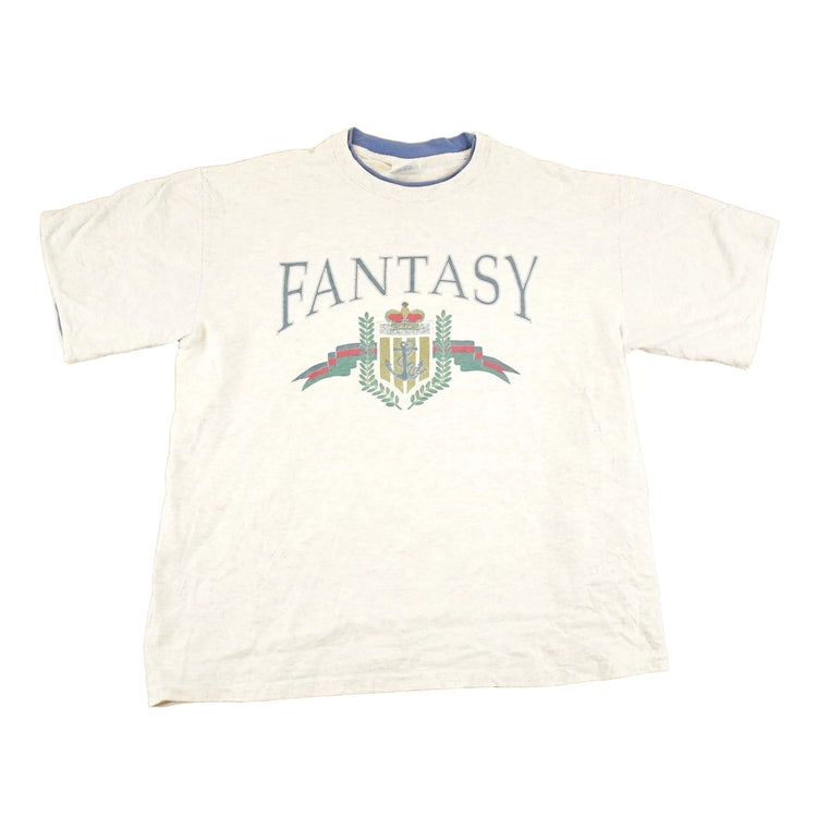 Vintage 1990's Fantasy Double Collar Souvenir Boating T-Shirt Men's L