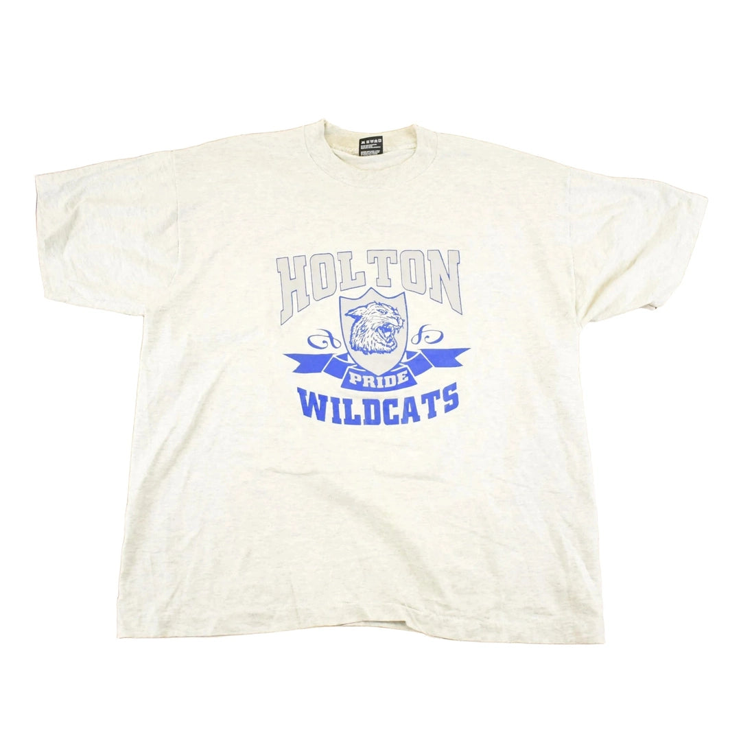 Vintage 1990s Holton Wildcats Collegiate T-Shirt Men's XL