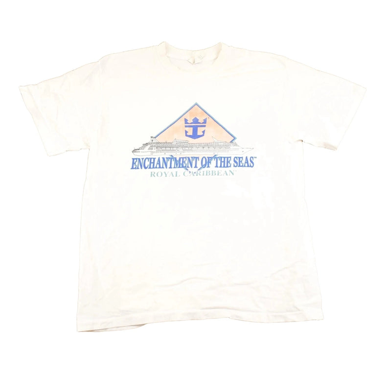 Vintage 1990's Royal Caribbean Enchantment Of The Seas Souvenir Travel T-Shirt Men's L