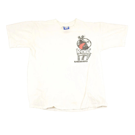 Vintage 1990's Umbro Kick It Soccer Souvenir T-Shirt Men's M