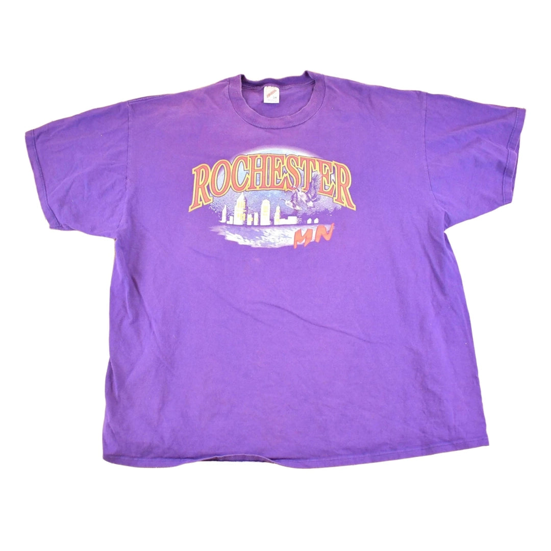Vintage 1990's Rochester MN Souvenir Travel T-Shirt Men's XL