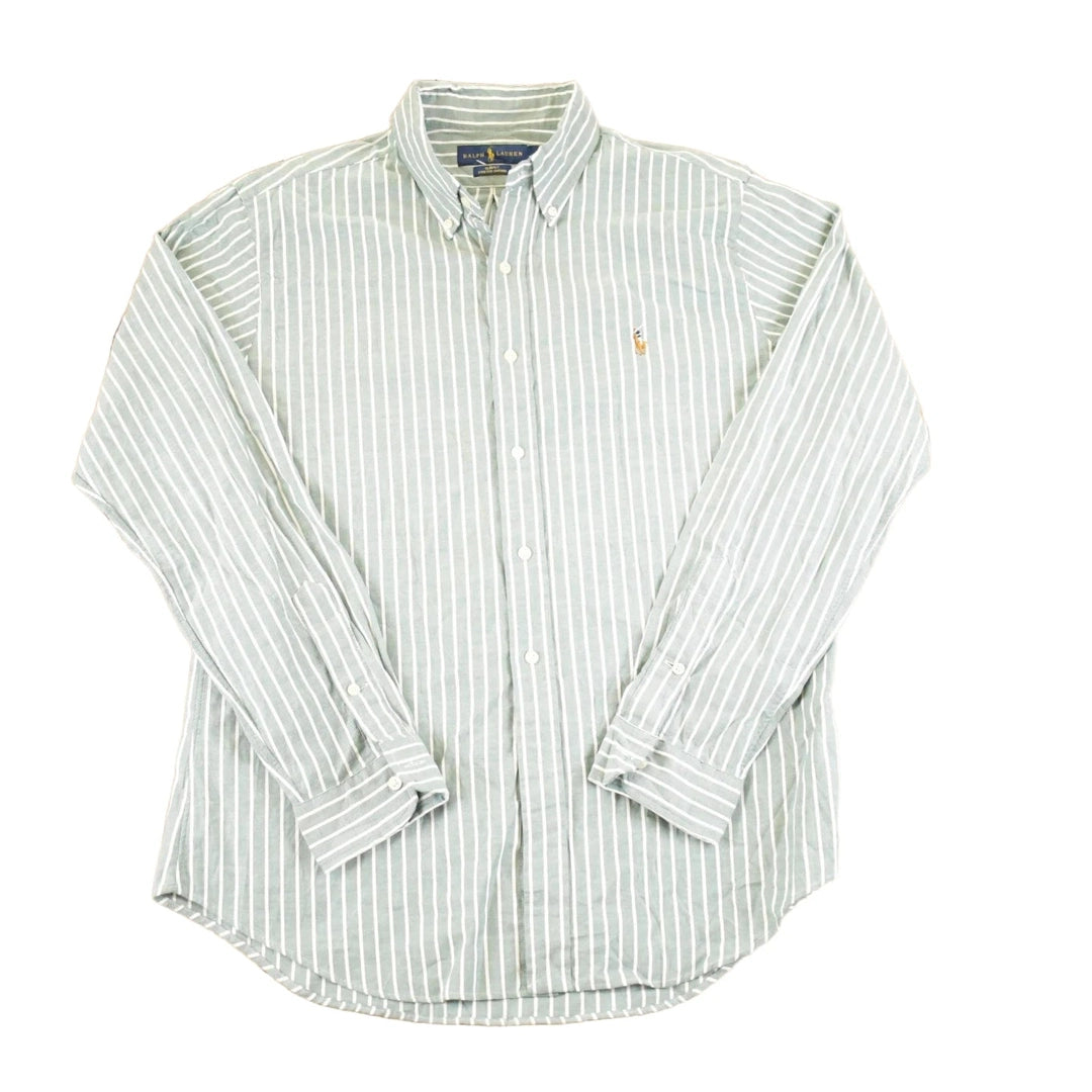 Vintage 1990s Polo Ralph Lauren Striped Button Up Shirt Men's L