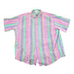 Vintage 1990s Todays News Striped Button Up Shirt Men's XXL