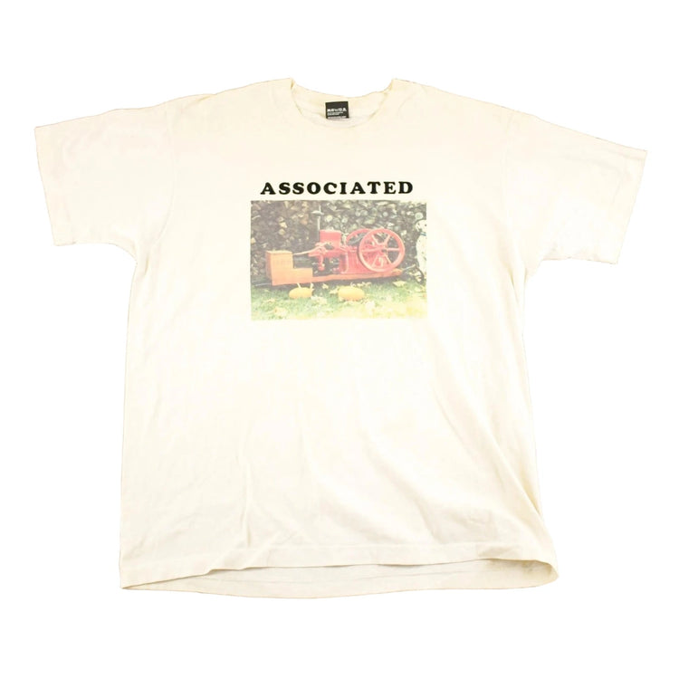 Vintage 1990's Associated Farm Engine Souvenir Travel T-Shirt Men's L