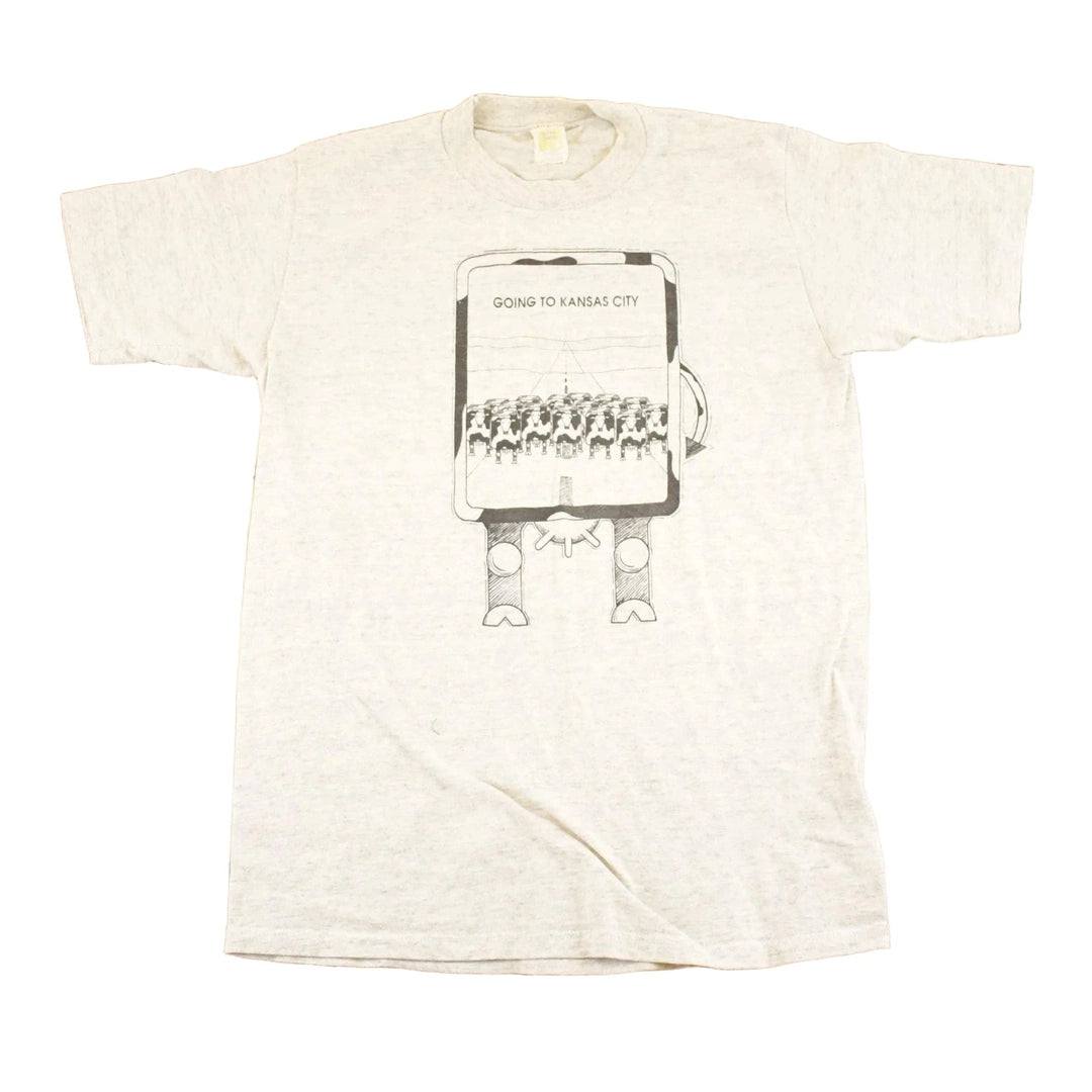 Vintage 1980's Going To Kansas Velva Sheen Souvenir Travel T-Shirt Men's M