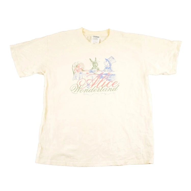Vintage 1990's Alice In Wonderland Souvenir Imagination T-Shirt Men's M