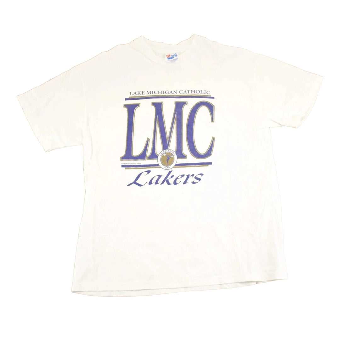 Vintage 1990s Lake Michigan Catholic Lakers Collegiate T-Shirt Men's M