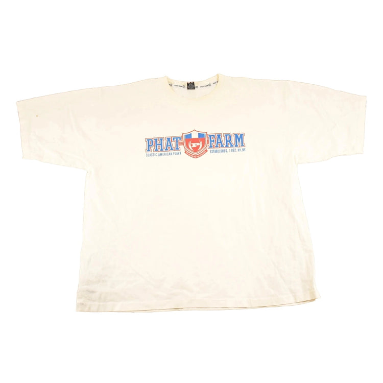 Vintage 1990's Phat Farm New York Souvenir Streetwear T-Shirt Men's XXL