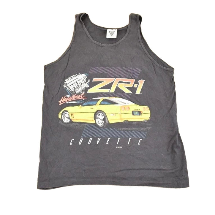 Vintage 1991 Corvette ZR1 Souvenir Chevrolet Tank Top Men's M