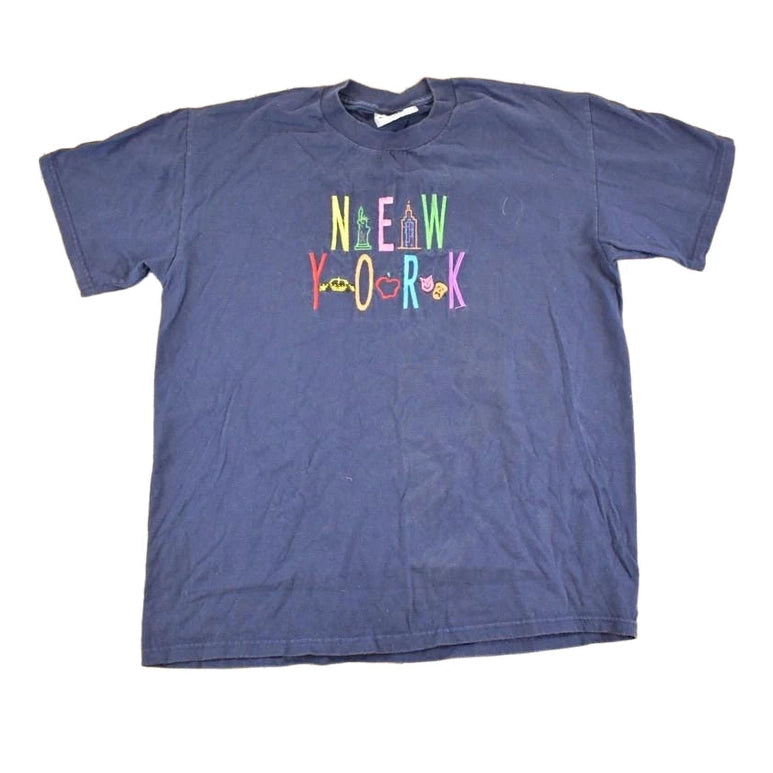 Vintage 1990's New York City Souvenir Travel T-Shirt Men's M