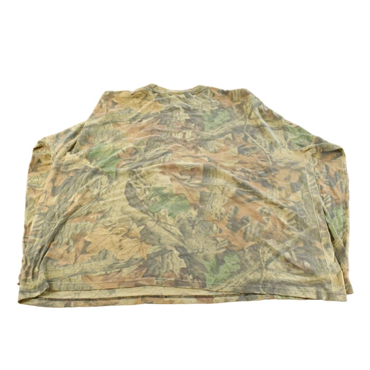 Vintage 1990s Tree Camo Long Sleeve T-Shirt Men's 4XL