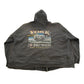 Vintage 1990s Distressed Harley Davidson Graphic Full Zip Hoodie Men's 3XL