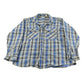 Vintage 1990s North Crest Plaid Flannel Button Up Shirt Men's XL