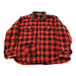 Vintage 1980s Woolrich Buffalo Plaid Flannel Button Up Shirt Men's XL