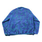 Vintage 1990s L.L. Bean All Over Print Full Zip Fleece Sweater Women's M