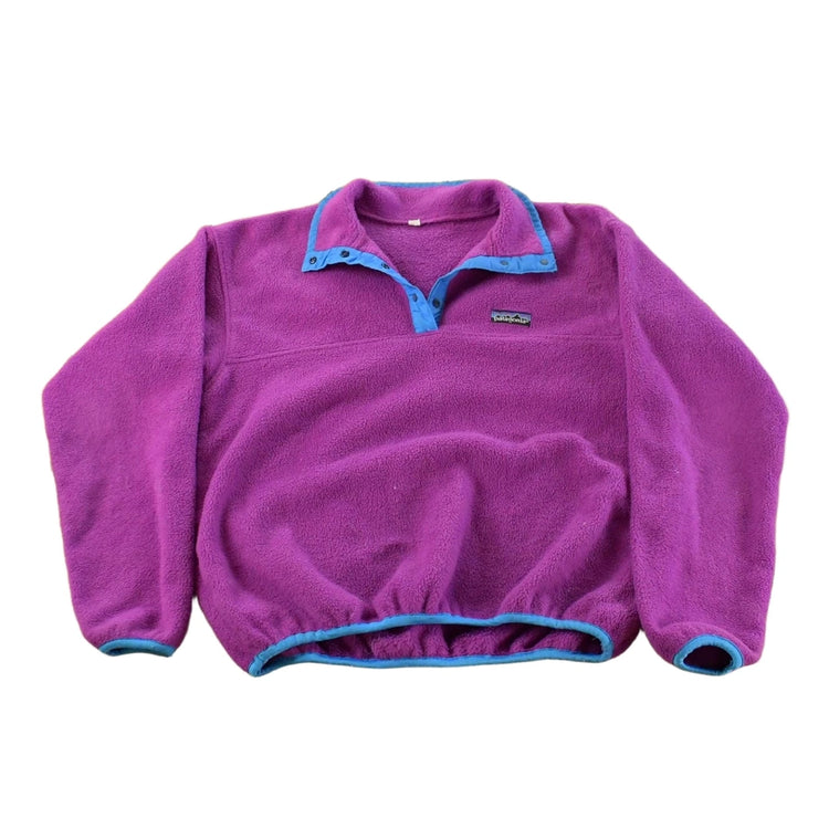 Vintage 1980s Patagonia Fleece Quarter Zip Sweater Women's S-M