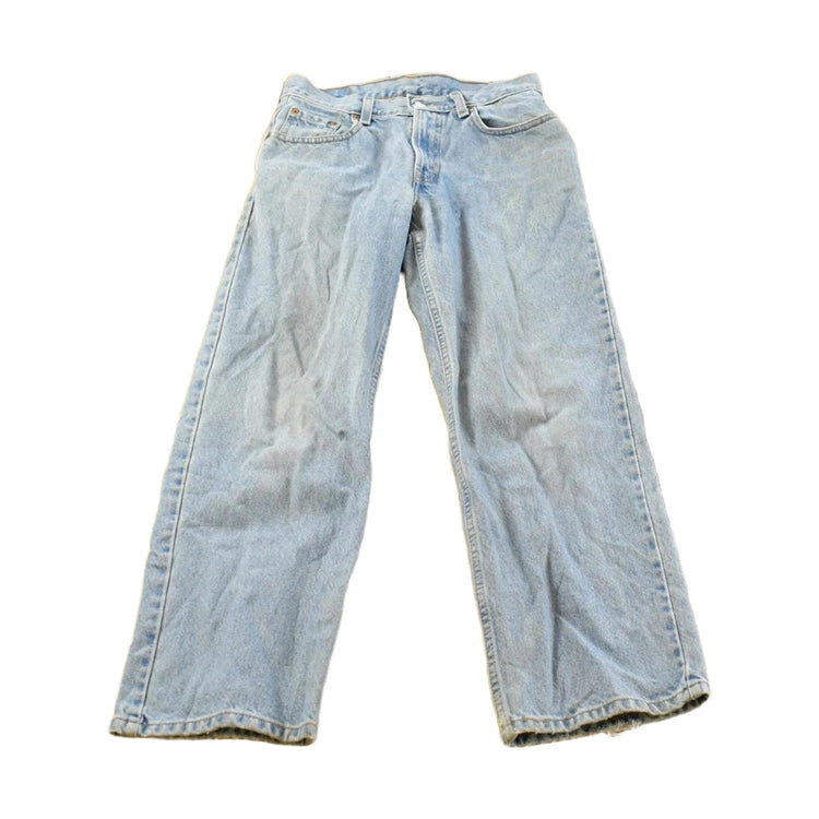 Vintage 1990s Levi's 550 Relaxed Tapered Blue Denim Jeans Women's 27 x 26.5