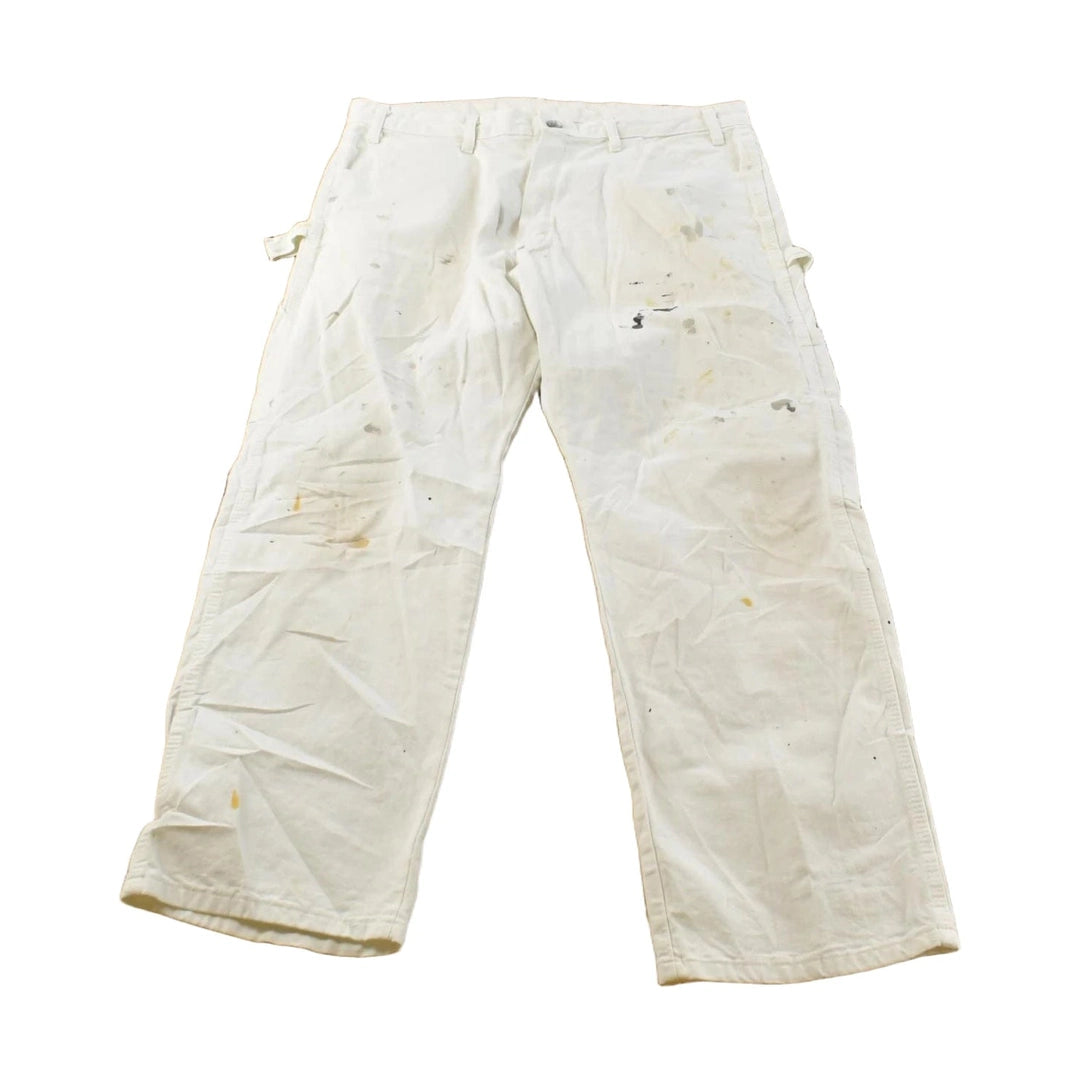 Vintage 1990's Dickies Sherwin Williams White Painters Jeans Men's 35x28