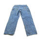 Vintage 2000s Carhartt Double Knee Denim Blue Jeans Men's 32 x 30