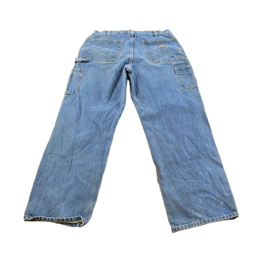 Vintage 2000s Carhartt Double Knee Denim Blue Jeans Men's 32 x 30