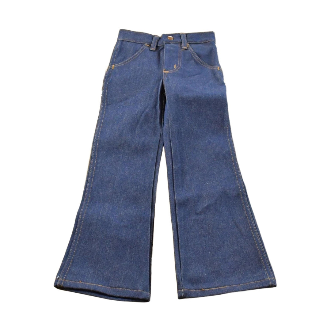Vintage 1980s Deadstock Maverick Denim Blue Jeans Youth Size 20 x 19