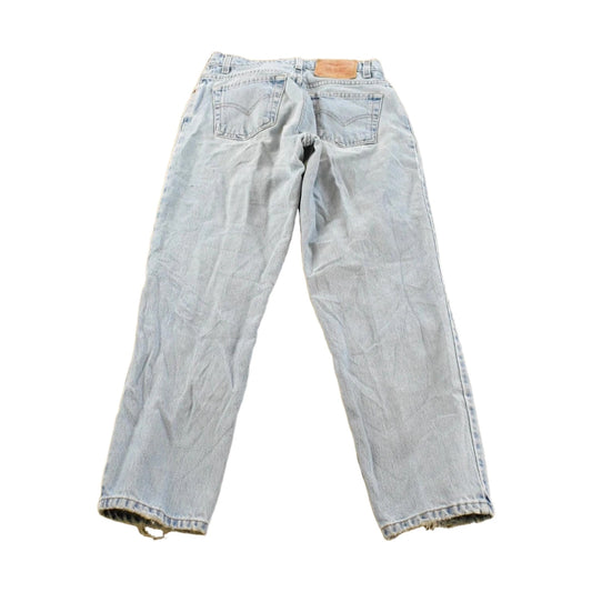 Vintage 1990s Levi's 550 Relaxed Tapered Blue Denim Jeans Women's 26 x 27.5