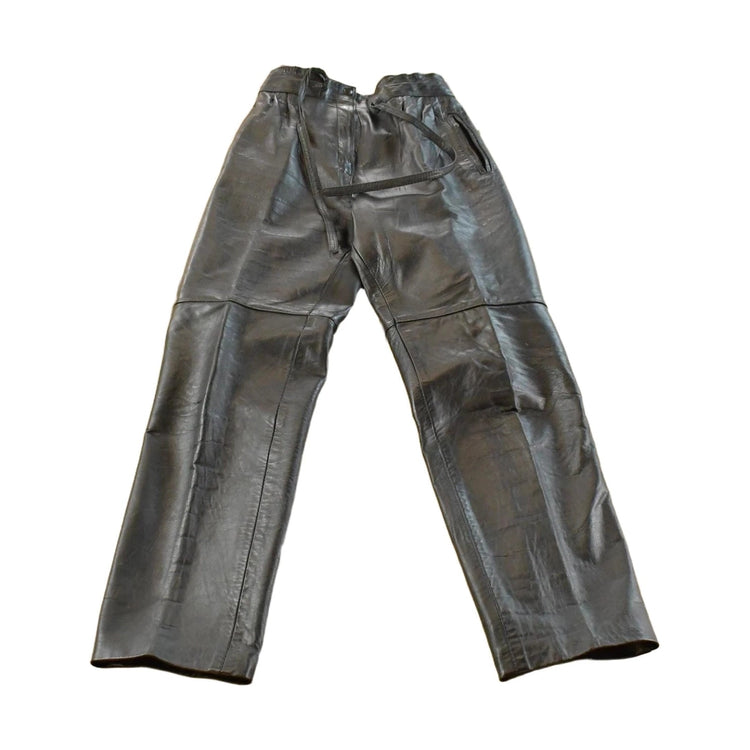 Vintage 1980's Leather Pants Women's 27 x 29