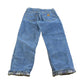 Vintage 2000s Carhartt Flannel Lined Denim Work Jeans Men's 32 x 31
