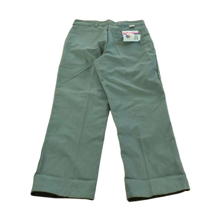 Vintage 1980s Deadstock Sigal Workwear Flannel Lined Pleated Chino Pants Men's 30 x 29