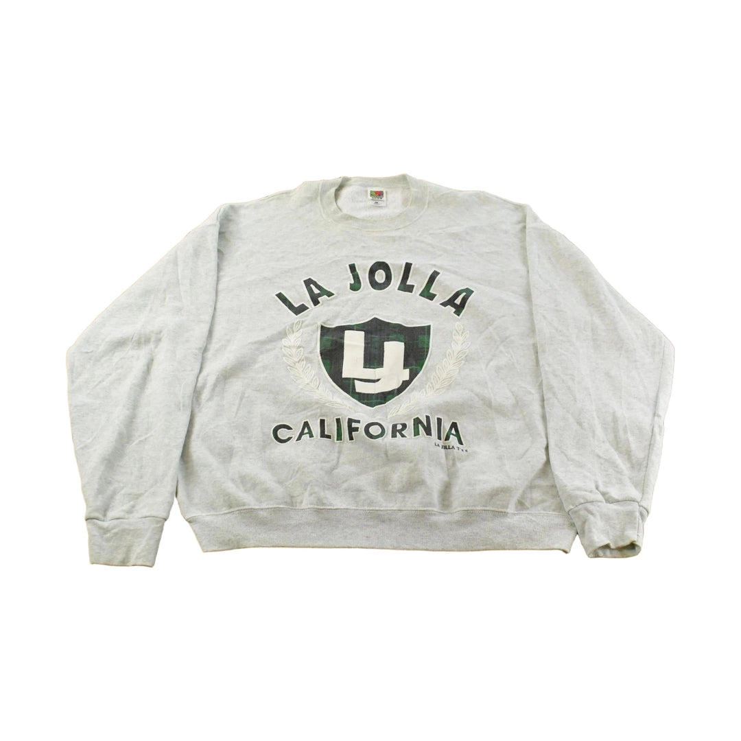 Vintage 1990s La Jolla California Crewneck Sweatshirt Men's 2XL