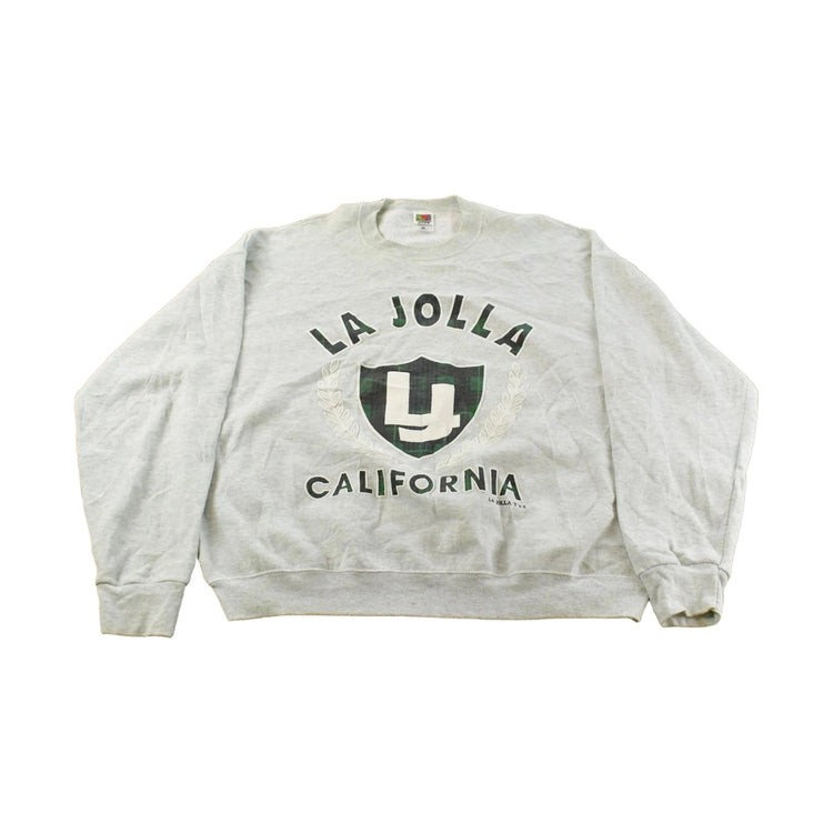 Vintage 1990s La Jolla California Crewneck Sweatshirt Men's 2XL
