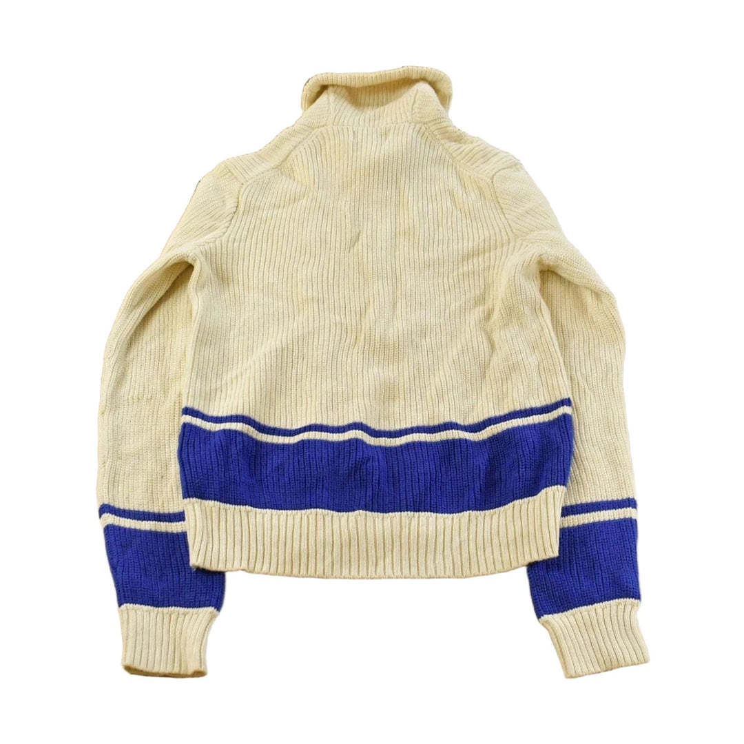 Vintage 2000s Polo Ralph Lauren Knit Shawl Collar Sweater Youth XL