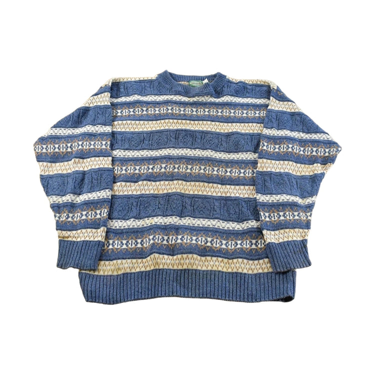 Vintage 1990s Arcadia Knit Crewneck Sweater Men's Medium