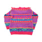 Vintage 1990s Mount Snow Abstract Knit Crewneck Sweater Youth L