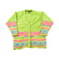 Vintage 1980s IB Diffusion Abstract Knit Cardigan Sweater Women's L