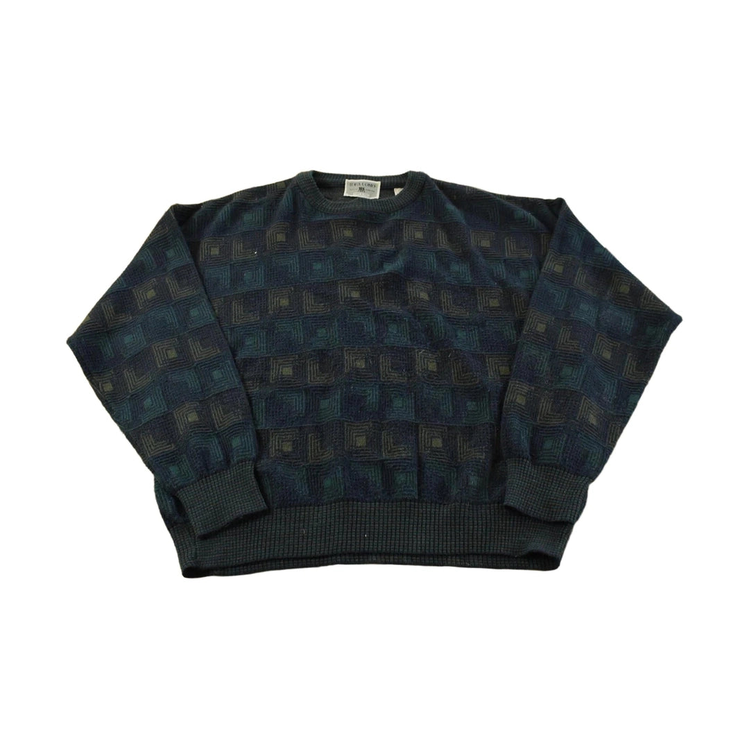 Vintage 1990s Idea Uomo Knit Crewneck Sweater Men's L
