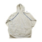 Vintage 1980s Streetwear Blank Raglan Hoodie Sweatshirt Men's M