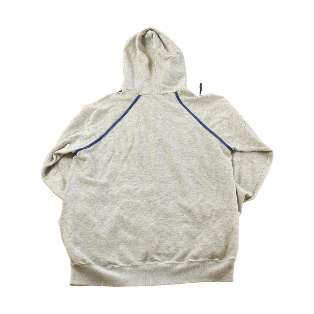 Vintage 1980s Streetwear Blank Raglan Hoodie Sweatshirt Men's M
