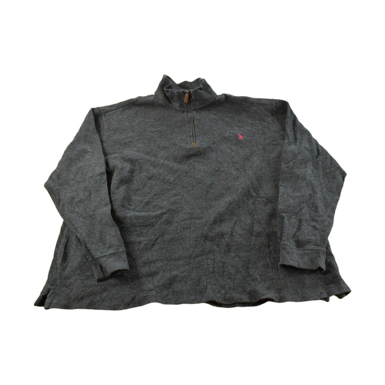 Vintage 2000s Polo Ralph Lauren Quarter Zip Sweatshirt Men's XXL