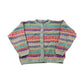 Vintage 1990s Gap Abstract Knit Cardigan Sweater Youth L
