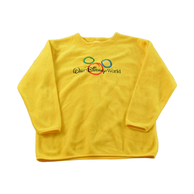 Vintage 1990s Walt Disney World Embroidered Fleece Crewneck Men's M