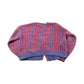 Vintage 1990s Paris Sport Club Knit Cardigan Sweater Women's S
