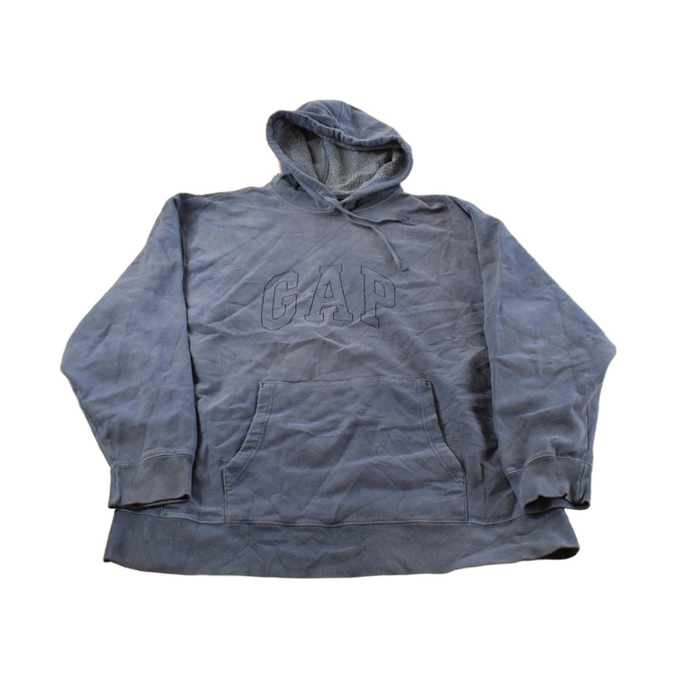 Vintage Y2K Gap Embroidered Hoodie Sweatshirt Men's XXL