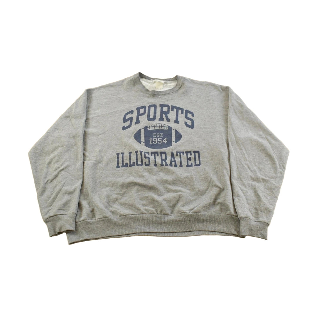 Vintage 1990s Jerzees Sports Illustrated XXL Crewneck Sweatshirt Men's L
