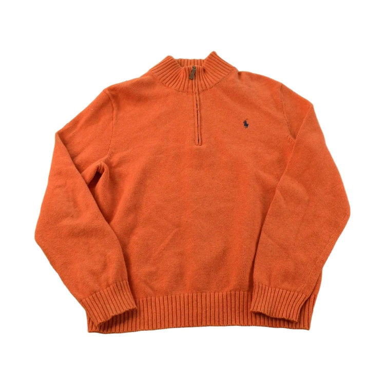 Vintage 2000s Polo Ralph Lauren Knit Quarter Zip Sweatshirt Men's L
