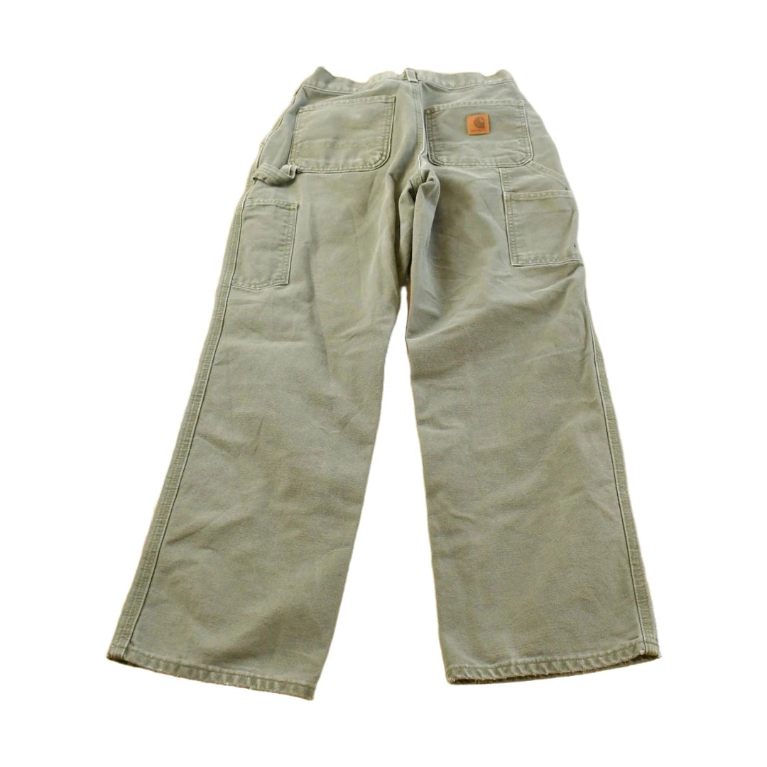 Vintage 2000s Carhartt Green Work Pants Men's 26 x 28 – Proper Vintage