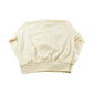Vintage 1990s Beige Embroidered Reebok Shoulder Mini Logo Crewneck Sweatshirt Men's S